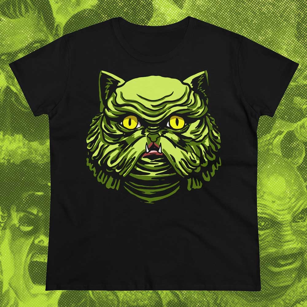 Classic Monsters: The Creature from the Cat Lagoon Tee - Womens